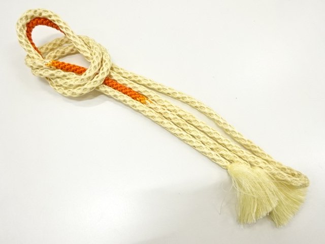 JAPANESE KIMONO / HAND-TIED OBIJIME